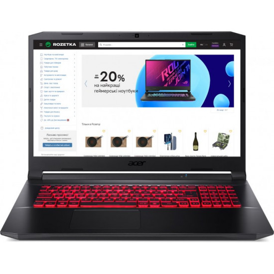  Ноутбук Acer Nitro 5 AN517-54-58CY (NH.QF8EU.001) Shale Black
