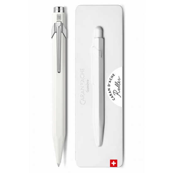 Ручка-ролер Caran d'Ache 849 біла + бокс Ручка-ролер Caran d'Ache 849 біла + бокс