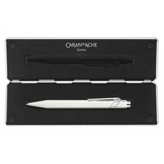 Ручка-ролер Caran d'Ache 849 біла + бокс Ручка-ролер Caran d'Ache 849 біла + бокс