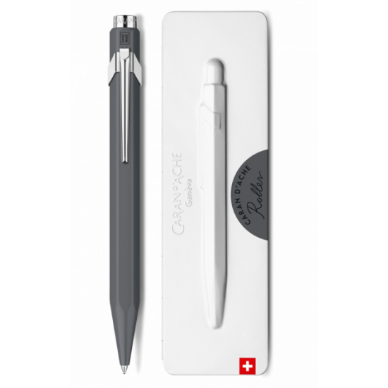 Ручка-ролер Caran d'Ache 849 антрацит + бокс Ручка-ролер Caran d'Ache 849 антрацит + бокс
