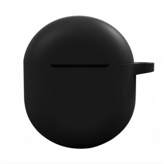 Силіконовий чохол Nik з карабіном для OnePlus Buds чорний Силіконовий чохол Nik з карабіном для OnePlus Buds чорний
