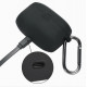 Силіконовий чохол Nik з карабіном для JABRA Elite 65t чорний Силіконовий чохол Nik з карабіном для JABRA Elite 65t чорний