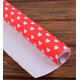 Gift wrapping paper “Hearts on Red”, 8 m*70 cm Gift wrapping paper “Hearts on Red”, 8 m*70 cm