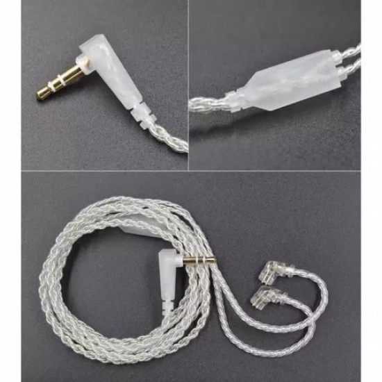 Кабель KZ Silver Plated 3,5 мм Кабель KZ Silver Plated 3,5 мм