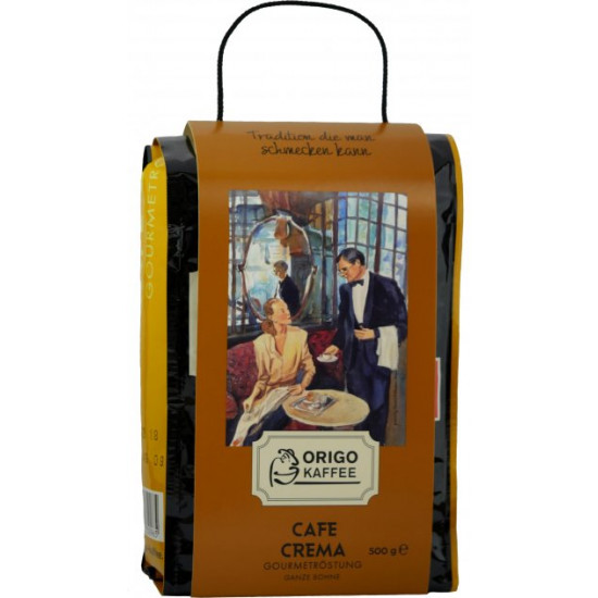 Кава в зернах Origo Cafe Crema Gourmetröstung 500 г (4260237350965) Кава в зернах Origo Cafe Crema Gourmetröstung 500 г (4260237350965)