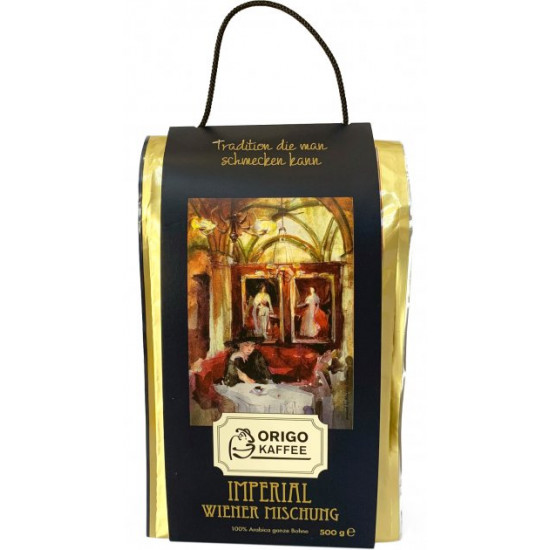 Кава в зернах Origo Imperial Wiener Mischunc 500 г (4260237350750) Кава в зернах Origo Imperial Wiener Mischunc 500 г (4260237350750)