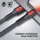 Кабель ArmorStandart AR15 Lightning 2.4A 1 м Black (ARM59537) Кабель ArmorStandart AR15 Lightning 2.4A 1 м Black (ARM59537)