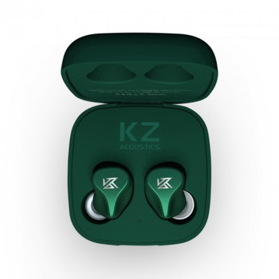 Wireless Bluetooth headphones KZ Z1 with charging case (Green) Wireless Bluetooth headphones KZ Z1 with charging case (Green)