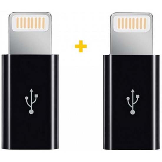 Адаптер к кабелю XOKO AC-030 MicroUSB - Lightning черный Адаптер к кабелю XOKO AC-030 MicroUSB - Lightning черный