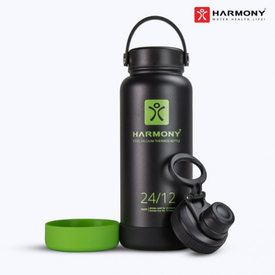Термос Harmony Black 1 л. с дополнительной крышкой Термос Harmony Black 1 л. с дополнительной крышкой