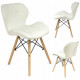 Стул JUMI Scandinavian Design (эко-кожа) White Стул JUMI Scandinavian Design (эко-кожа) White
