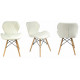 Стул JUMI Scandinavian Design (эко-кожа) White Стул JUMI Scandinavian Design (эко-кожа) White
