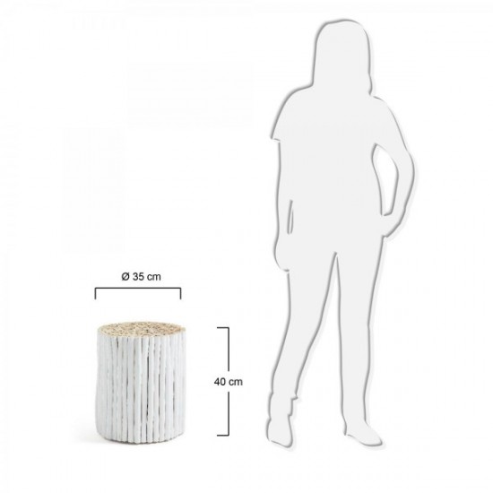 Кавовий стіл La Forma FILIPPO CC0047M05 Білий Кавовий стіл La Forma FILIPPO CC0047M05 Білий