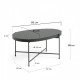 Кавовий стіл La Forma MARSH CC0782R01 Кавовий стіл La Forma MARSH CC0782R01