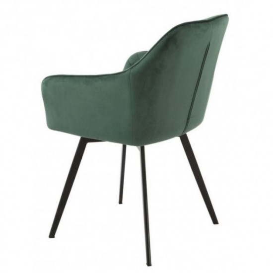 Chair Vetro R-63 (Р-63) emerald velor/corduroy 45x70x104 Chair Vetro R-63 (Р-63) emerald velor/corduroy 45x70x104