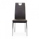 Chair Vetro N-67 (N-67) gray eco-leather leg chrome 440x500x975 Chair Vetro N-67 (N-67) gray eco-leather leg chrome 440x500x975
