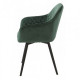 Chair Vetro R-63 (Р-63) emerald velor/corduroy 45x70x104 Chair Vetro R-63 (Р-63) emerald velor/corduroy 45x70x104