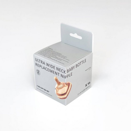 Насадка на пляшечку HEORSHE Ultra Wide Neck (2 шт.) 6M+ Насадка на пляшечку HEORSHE Ultra Wide Neck (2 шт.) 6M+