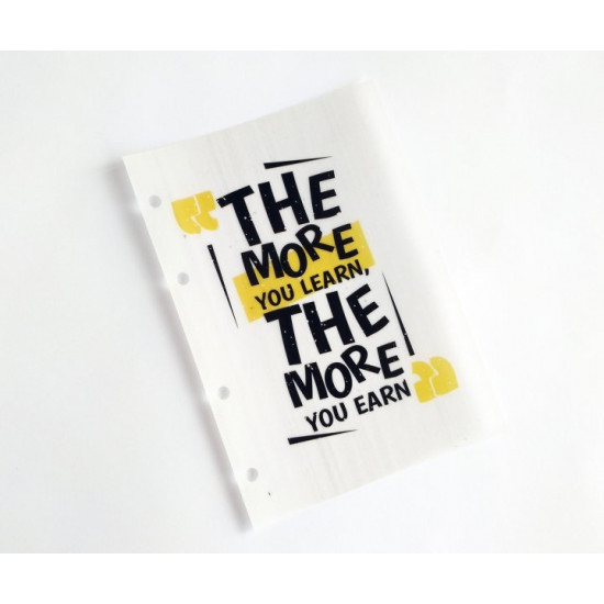 Divider Motivation-3 for notepad, planner on rings, A5, tracing paper, 1 pc., No brand Divider Motivation-3 for notepad, planner on rings, A5, tracing paper, 1 pc., No brand