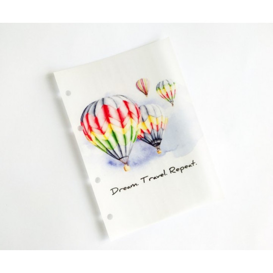 Divider Motivation-5 for notepad, planner on rings, A5, tracing paper, 1 pc., Unbranded Divider Motivation-5 for notepad, planner on rings, A5, tracing paper, 1 pc., Unbranded