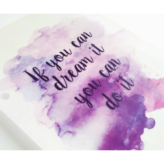 Divider Motivation-2 for notepad, planner on rings, A5, tracing paper, 1 pc., No brand