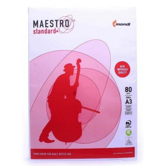 Папір .Maestro Standart А3 80 гр 500 арк Папір .Maestro Standart А3 80 гр 500 арк