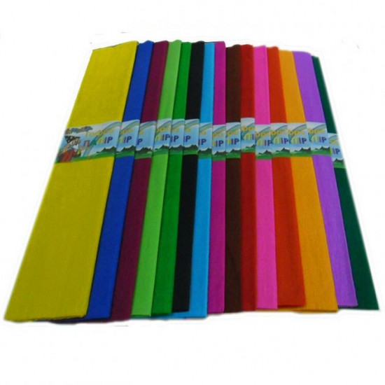 Colored crepe paper 50x200cm, 100% Colored crepe paper 50x200cm, 100%
