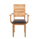 Chair with armrests TOKABO Furniture ARNOLD oak darkened oil 52x95x58 cm Oak (27300006/06) Chair with armrests TOKABO Furniture ARNOLD oak darkened oil 52x95x58 cm Oak (27300006/06)