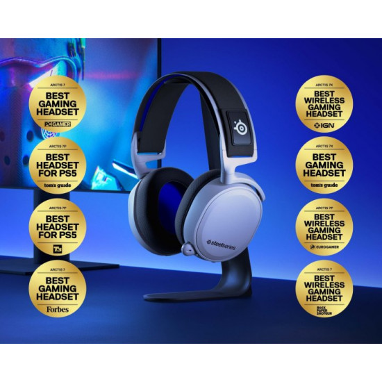 Навушники SteelSeries Arctis 7P+ for PS5 White (SS61471) Навушники SteelSeries Arctis 7P+ for PS5 White (SS61471)