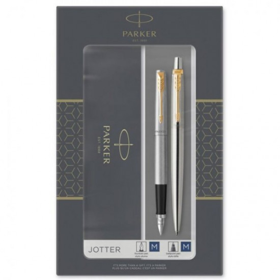 Ручки у наборі Parker 16092b Jotter перо + кулькова Ручки у наборі Parker 16092b Jotter перо + кулькова