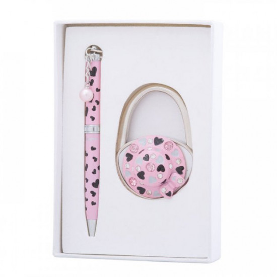 Handles in the set Langres Elegance 1 piece + hook for bag, pink LS.122029-10 Handles in the set Langres Elegance 1 piece + hook for bag, pink LS.122029-10