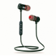 Wireless vacuum bluetooth headphones with microphone with magnetic fixation XT-6 Black