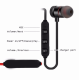 Wireless vacuum bluetooth headphones with microphone with magnetic fixation XT-6 Black