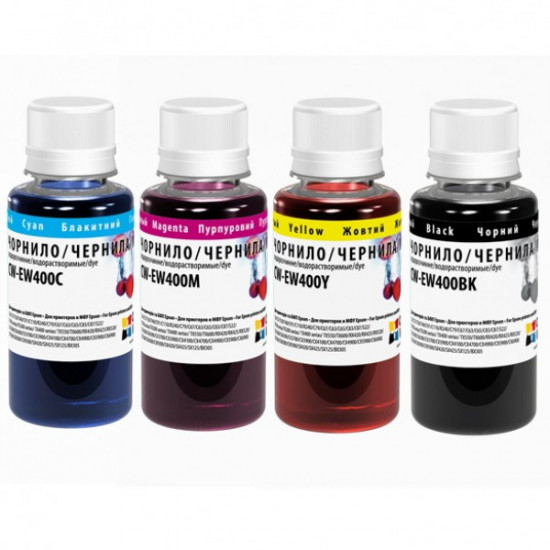 Ink set CW EPSON T26/C91 BK/C/M/Y (CW-EW400SET01) 4*100g Ink set CW EPSON T26/C91 BK/C/M/Y (CW-EW400SET01) 4*100g