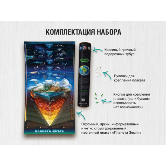 Розумний плакат «Планета Земля» - Максим Мірошниченко (9786177966097) Розумний плакат «Планета Земля» - Максим Мірошниченко (9786177966097)