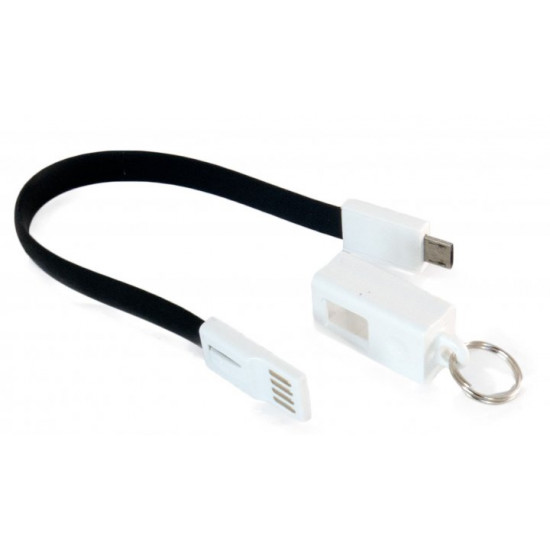 Cable ExtraDigital Micro USB to USB keychain 0.18 m Black (KBU1786) Cable ExtraDigital Micro USB to USB keychain 0.18 m Black (KBU1786)