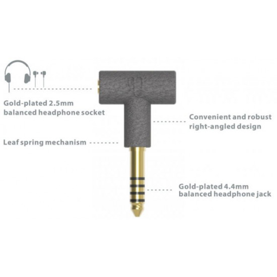 Адаптер iFi Headphone Adapter 2.5mm to 4.4mm Адаптер iFi Headphone Adapter 2.5mm to 4.4mm