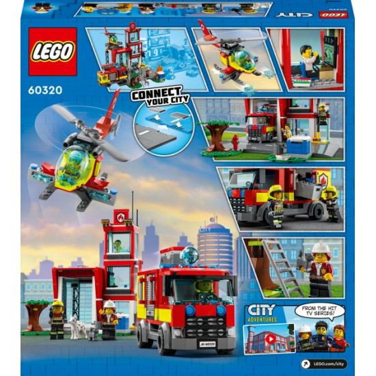 LEGO City Fire Station 540 pieces (60320) LEGO City Fire Station 540 pieces (60320)