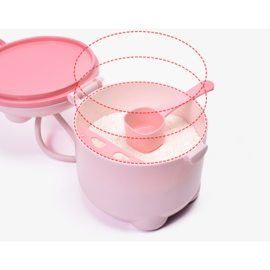 Контейнер для хранения детских смесей Pink BIG, Belove Контейнер для хранения детских смесей Pink BIG, Belove