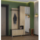 Entrance hall made of Reprise chipboard 1400x375x2090 mm anthracite/artisan oak Svit Mebliv Entrance hall made of Reprise chipboard 1400x375x2090 mm anthracite/artisan oak Svit Mebliv