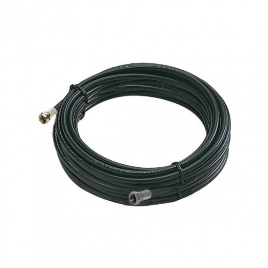 Кабельне складання EuroSat RG-58 / F-конектори (довжина 15м) Black Кабельне складання EuroSat RG-58 / F-конектори (довжина 15м) Black