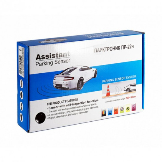Парктроник с радаром на 4 датчика Assistant Parking Sensor PS-201 Парктроник с радаром на 4 датчика Assistant Parking Sensor PS-201