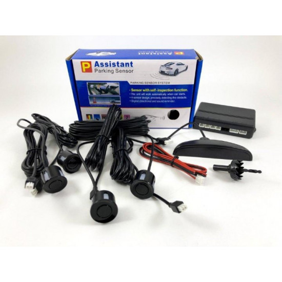 Парктроник с радаром на 4 датчика Assistant Parking Sensor PS-201 Парктроник с радаром на 4 датчика Assistant Parking Sensor PS-201