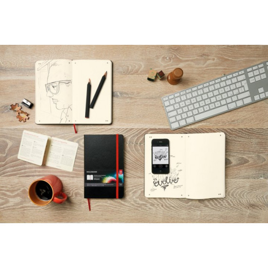 Записник Moleskine ADOBE середній / Для нарисів Чорний (8051272890297) Записник Moleskine ADOBE середній / Для нарисів Чорний (8051272890297)
