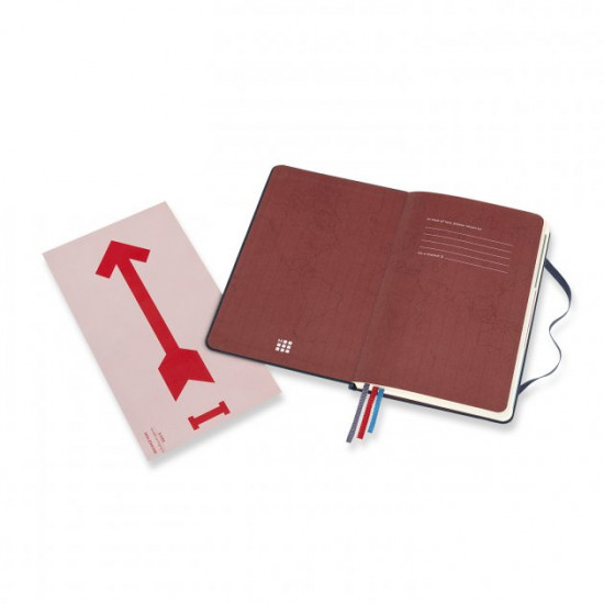 Записник Moleskine Вояжер медіум / Синій (8058647620374) Записник Moleskine Вояжер медіум / Синій (8058647620374)