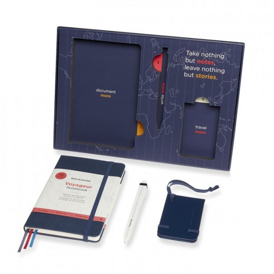 Dial Moleskine Voyager Blue (Voyager Notebook + Go Pen + Luggage Tag) (8058647629858) Dial Moleskine Voyager Blue (Voyager Notebook + Go Pen + Luggage Tag) (8058647629858)