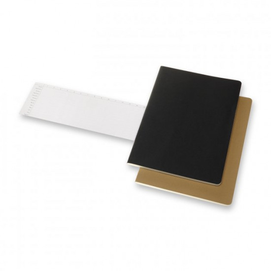 Записник Moleskine Cahier (2 шт) Subject А4 / Чорний, Бежевий (8053853602534) Записник Moleskine Cahier (2 шт) Subject А4 / Чорний, Бежевий (8053853602534)
