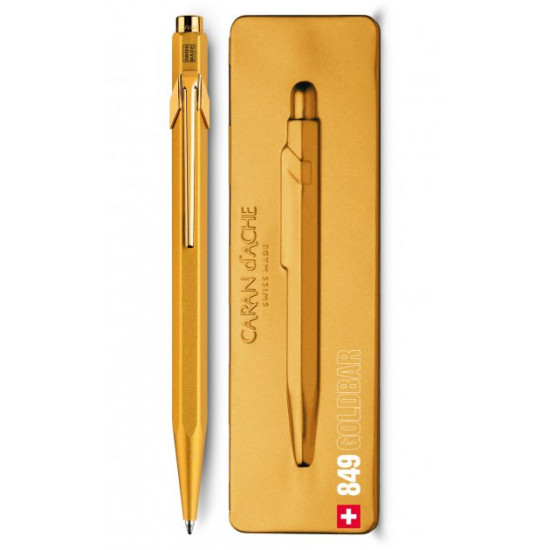 Ручка Caran d'Ache 849 Золотиста + box (7630002316828) Ручка Caran d'Ache 849 Золотиста + box (7630002316828)