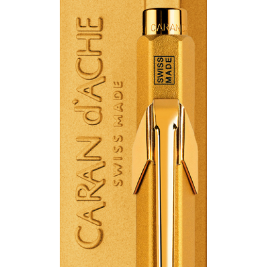 Ручка Caran d'Ache 849 Золотиста + box (7630002316828) Ручка Caran d'Ache 849 Золотиста + box (7630002316828)