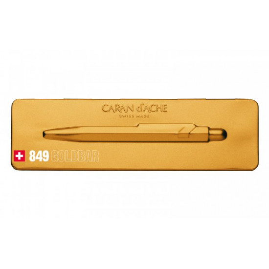 Ручка Caran d'Ache 849 Золотиста + box (7630002316828) Ручка Caran d'Ache 849 Золотиста + box (7630002316828)